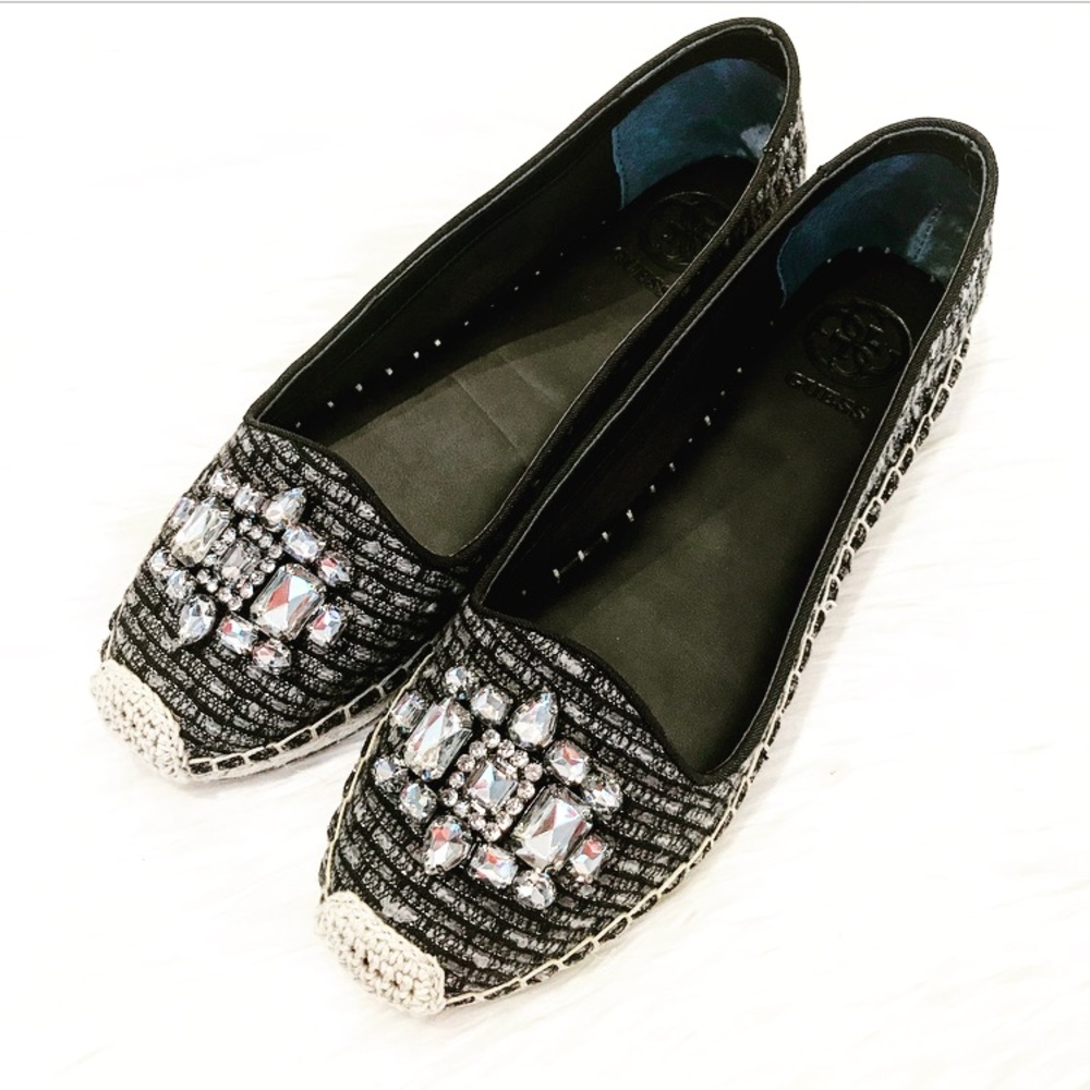 NWT Black Guess Espadrilles
